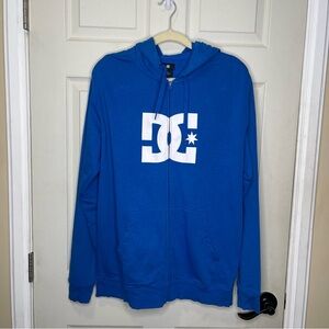 DC STAR ZH ZIP UP HOODED MEN'S SWEATSHIRT Sz L